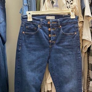 LOFT Skinny Dark Wash Jeans Size 26/2